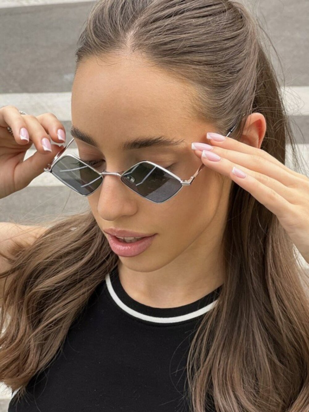 Saint Laurent Women Sunglasses Silver Flash SL302LISA 010 NEW AUTHENTIC - Picture 12 of 15